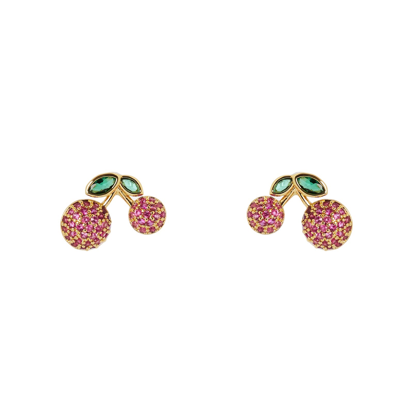 Orecchini ciliege pavè Juicy - Multicolor - Sodini Bijoux