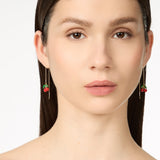 Drop cherry earrings Juicy - Multicolor - Sodini Bijoux