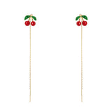 Drop cherry earrings Juicy - Multicolor - Sodini Bijoux