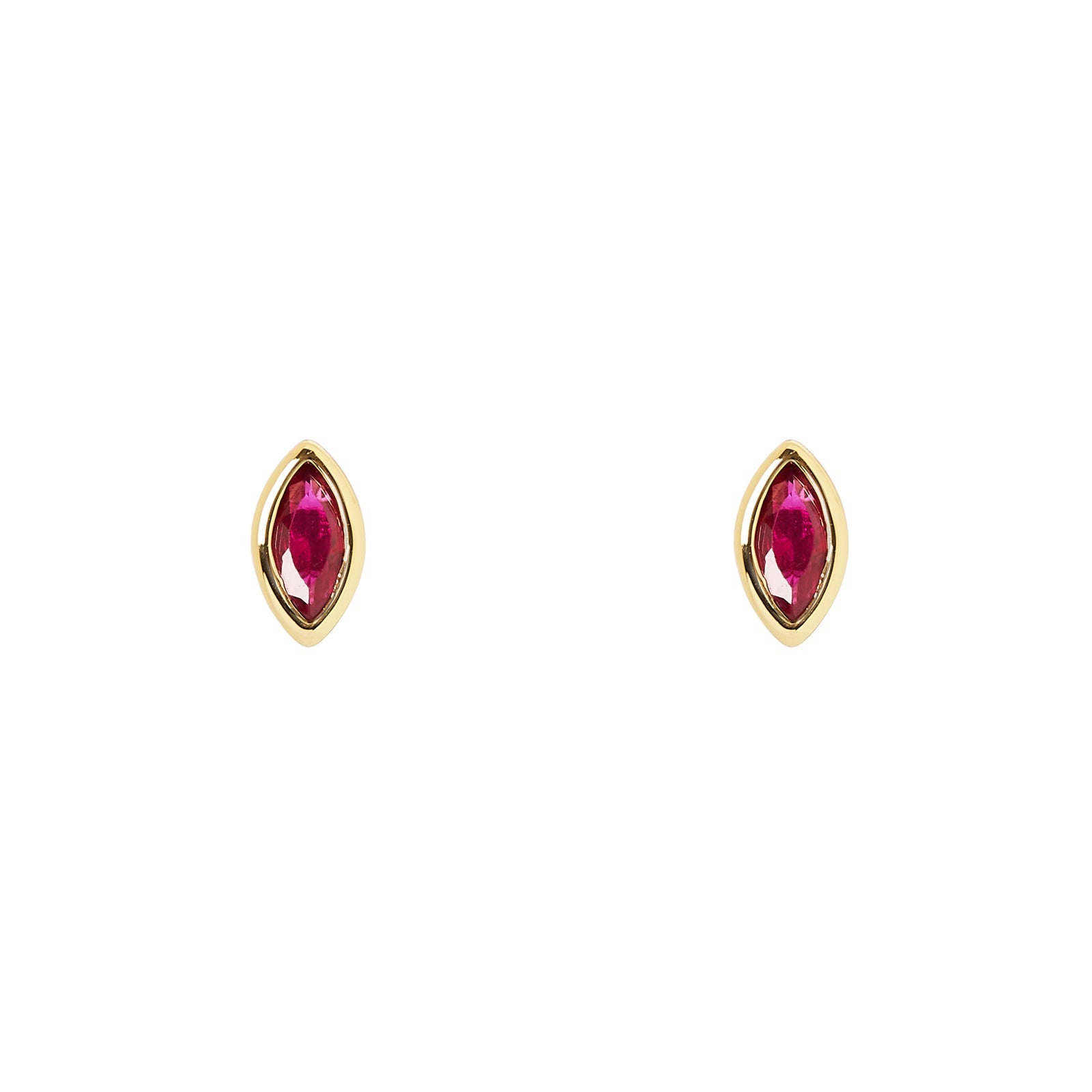 Piccoli orecchini navette Juicy - Fucsia - Sodini Bijoux