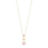 Collana tre fiori Juliet - Rosa - Sodini Bijoux