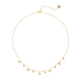 Girocollo con mini pendenti Juliet - Rosa - Sodini Bijoux