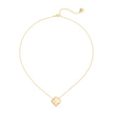 Girocollo con fiore cabochon Juliet - Champagne - Sodini Bijoux