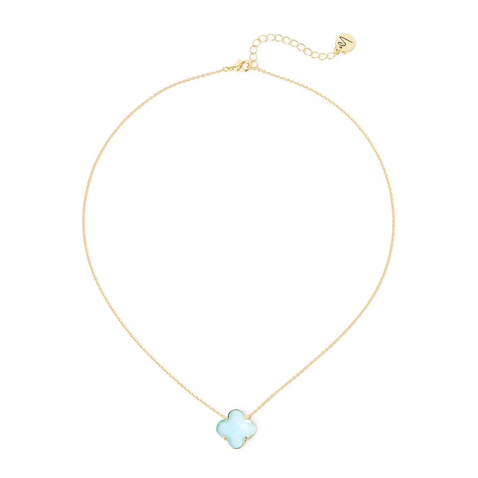 Girocollo con fiore cabochon Juliet - Blu - Sodini Bijoux