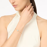 Bracciale catena fiori pavè cilindretti Juliet - Blu - Sodini Bijoux