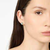 Orecchini a fiore pavè Juliet - Blu - Sodini Bijoux