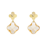 Orecchini due fiori Juliet - Champagne - Sodini Bijoux