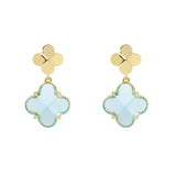 Orecchini due fiori Juliet - Blu - Sodini Bijoux