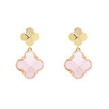 Orecchini due fiori Juliet - Rosa - Sodini Bijoux