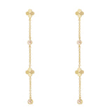 Orecchini lunghi Juliet - Champagne - Sodini Bijoux