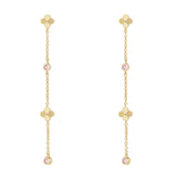 Orecchini lunghi Juliet - Rosa - Sodini Bijoux