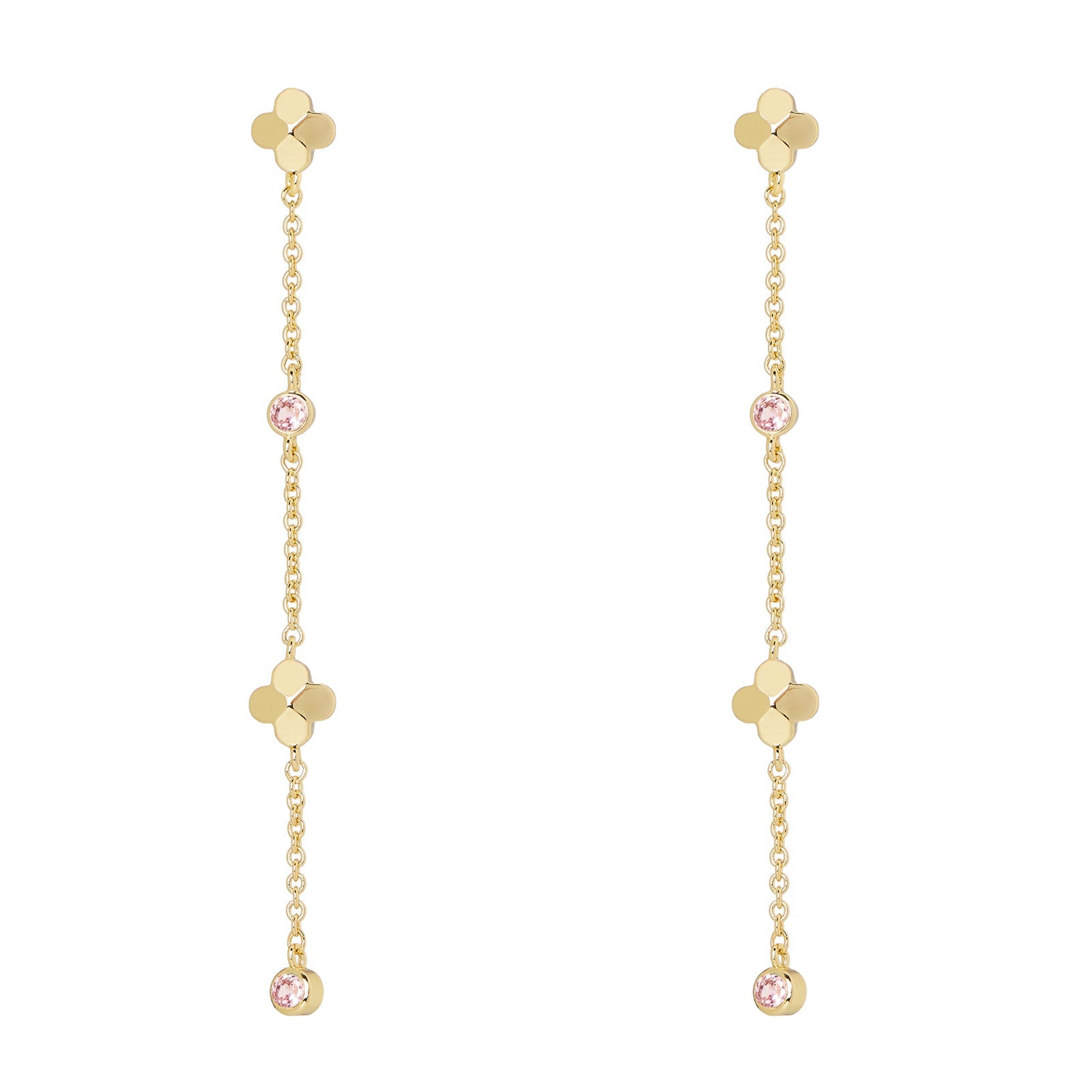 Orecchini lunghi Juliet - Rosa - Sodini Bijoux