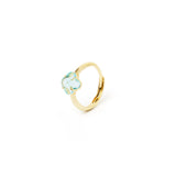 Anello fiore cabochon Juliet - Blu - Sodini Bijoux