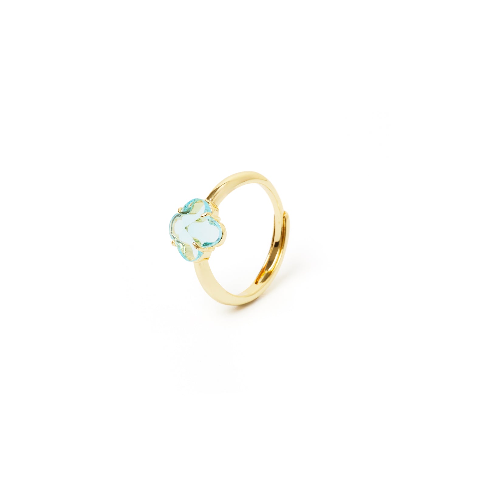 Anello fiore cabochon Juliet - Blu - Sodini Bijoux