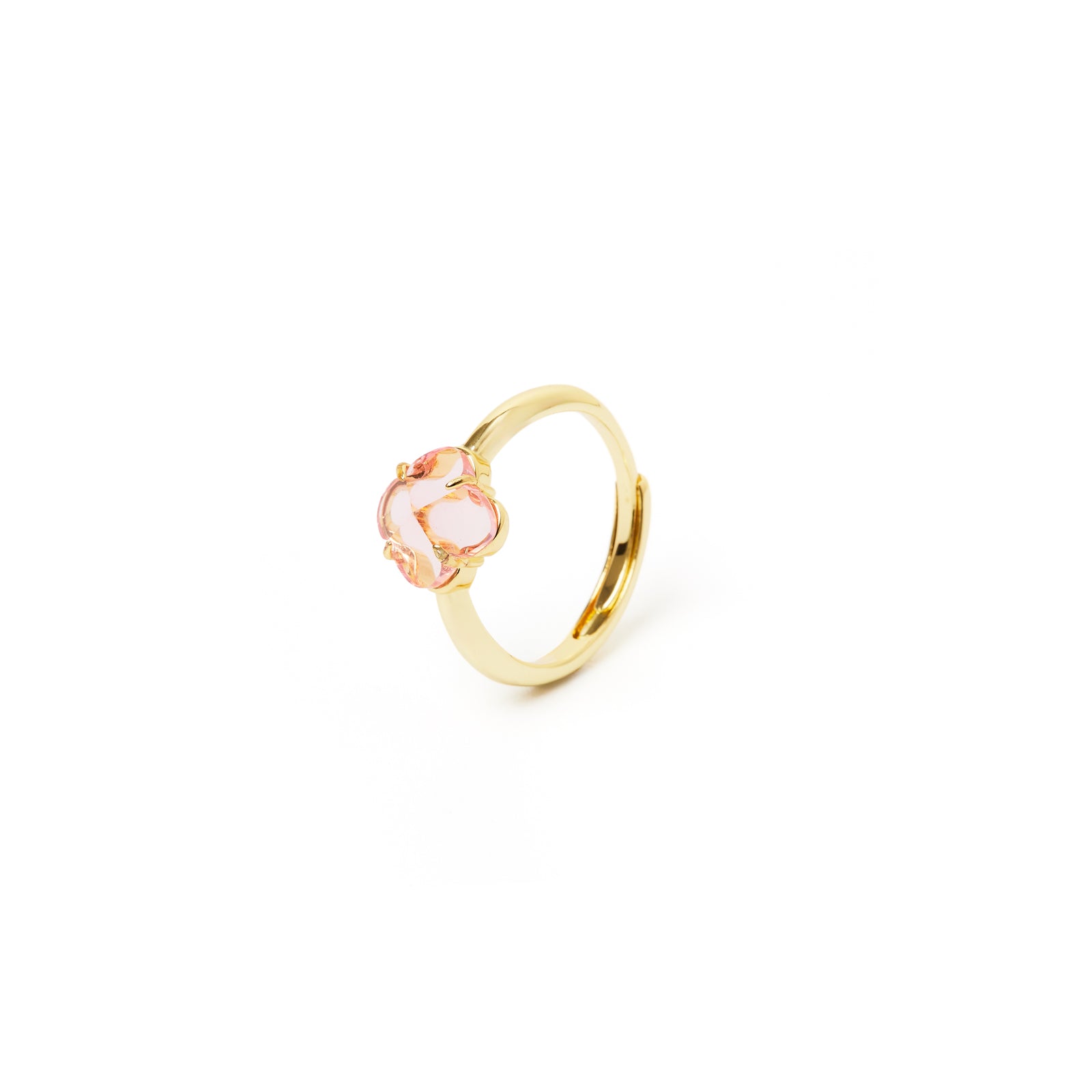 Anello fiore cabochon Juliet - Rosa - Sodini Bijoux