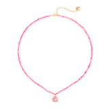 Girocollo perline e cuore Candy Love - Rosa - Sodini Bijoux