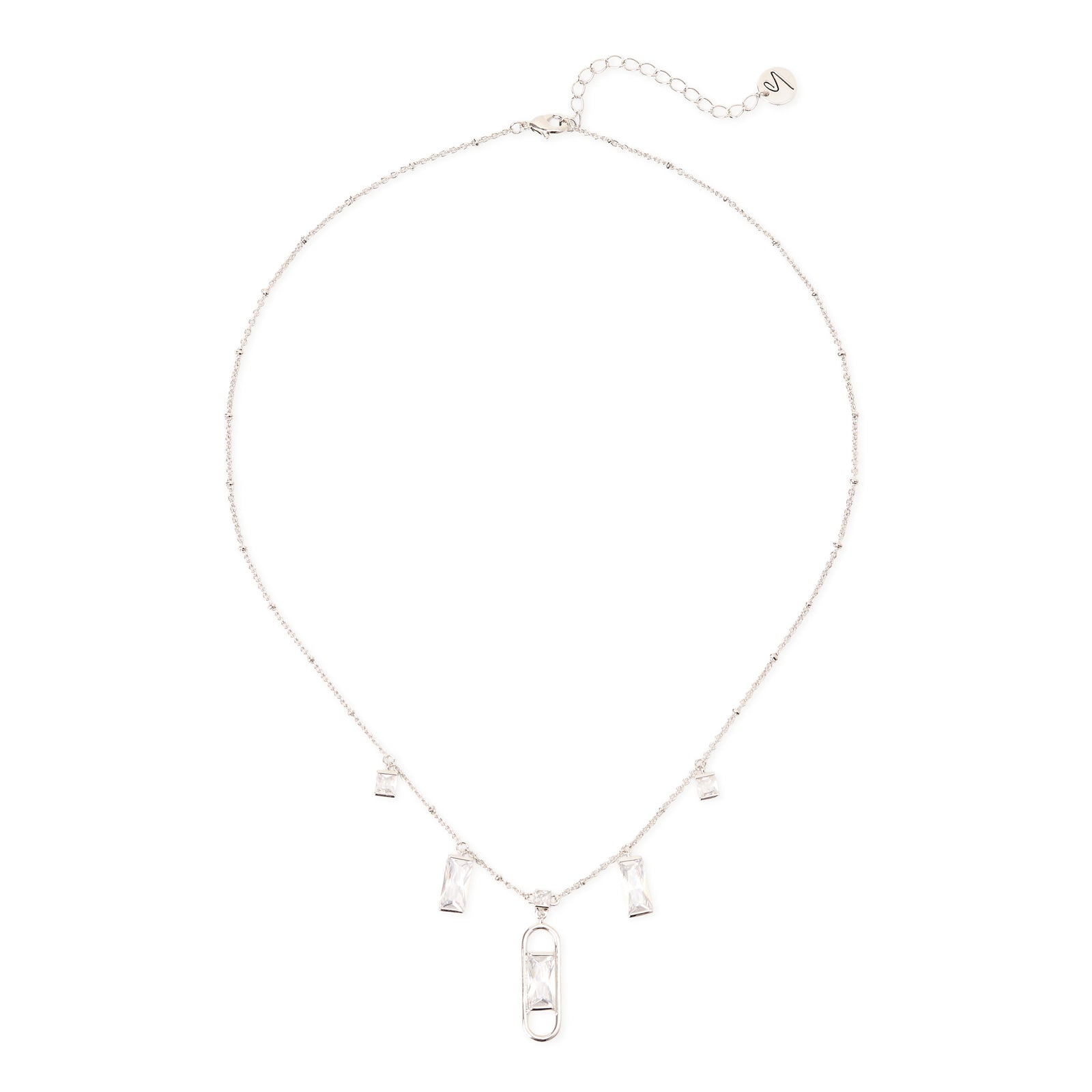 Collana corta piccoli pendenti Pulse - Argento - Sodini Bijoux