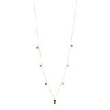 Collana lunga piccoli pendenti Pulse - Oro - Sodini Bijoux