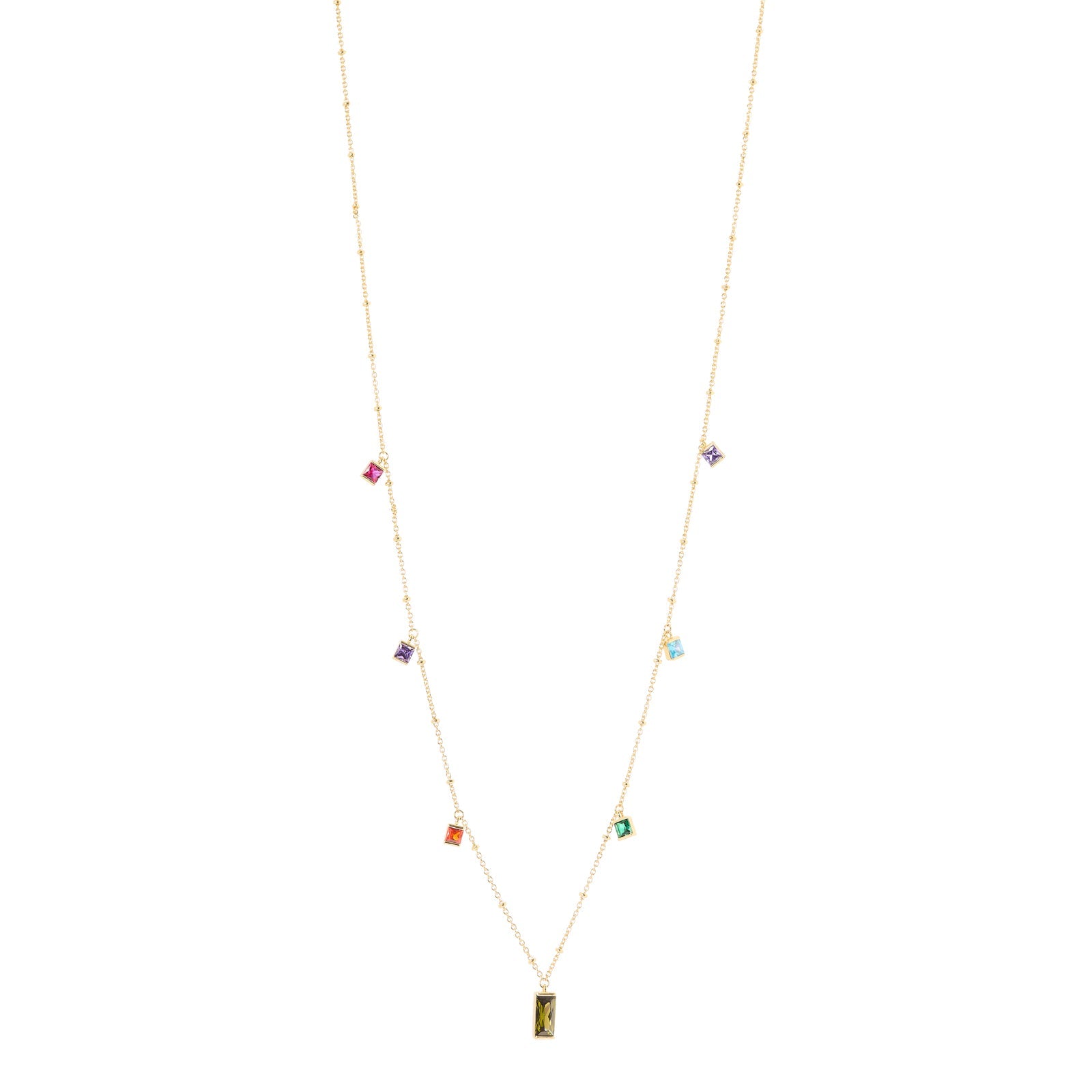 Collana lunga piccoli pendenti Pulse - Oro - Sodini Bijoux