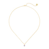 Collana corta piccolo pendente quadrato Pulse - Oro - Sodini Bijoux