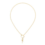 Collana corta rolò nodo Bond - Oro - Sodini Bijoux