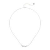Collana corta rolò infinito Bond - Argento - Sodini Bijoux
