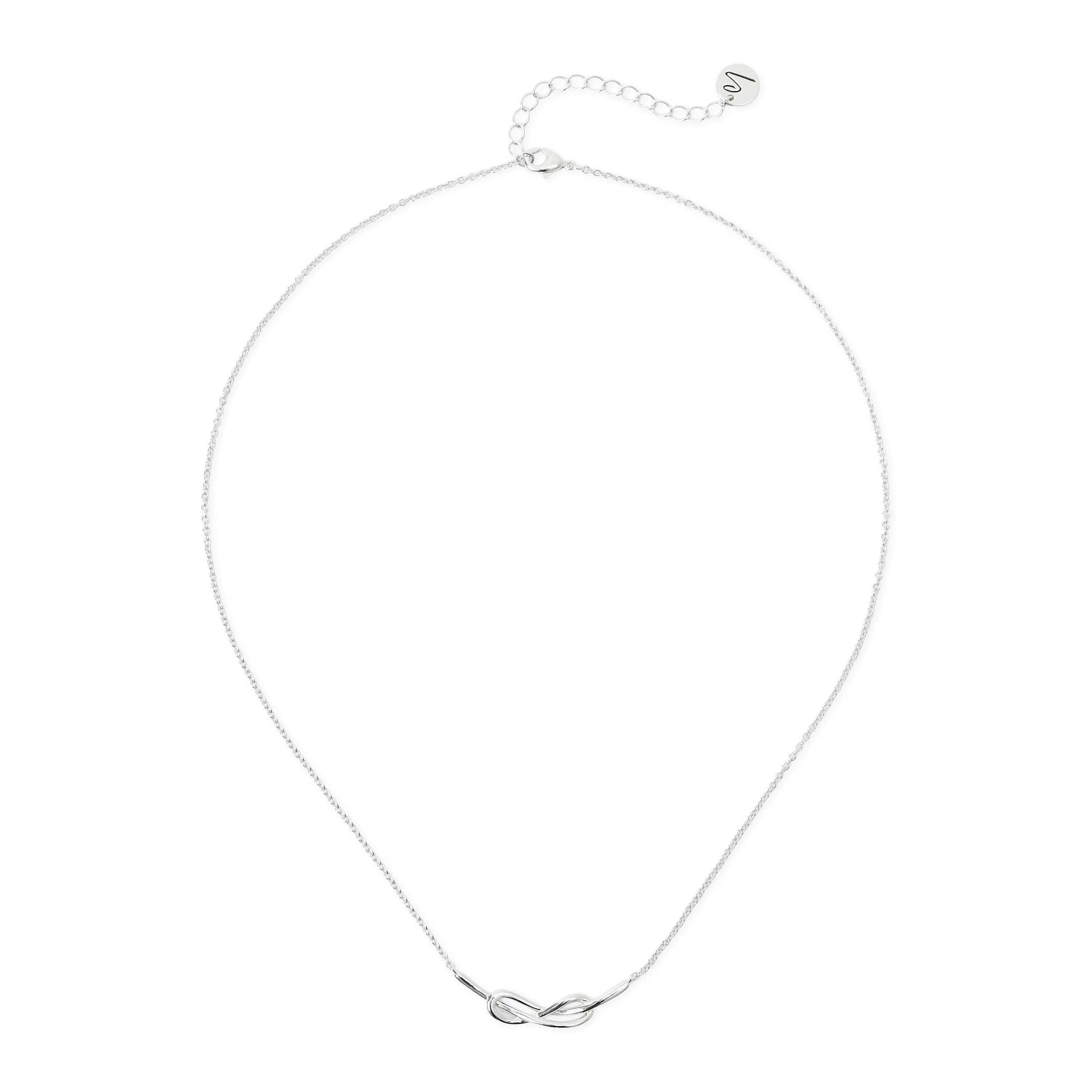 Collana corta rolò infinito Bond - Argento - Sodini Bijoux