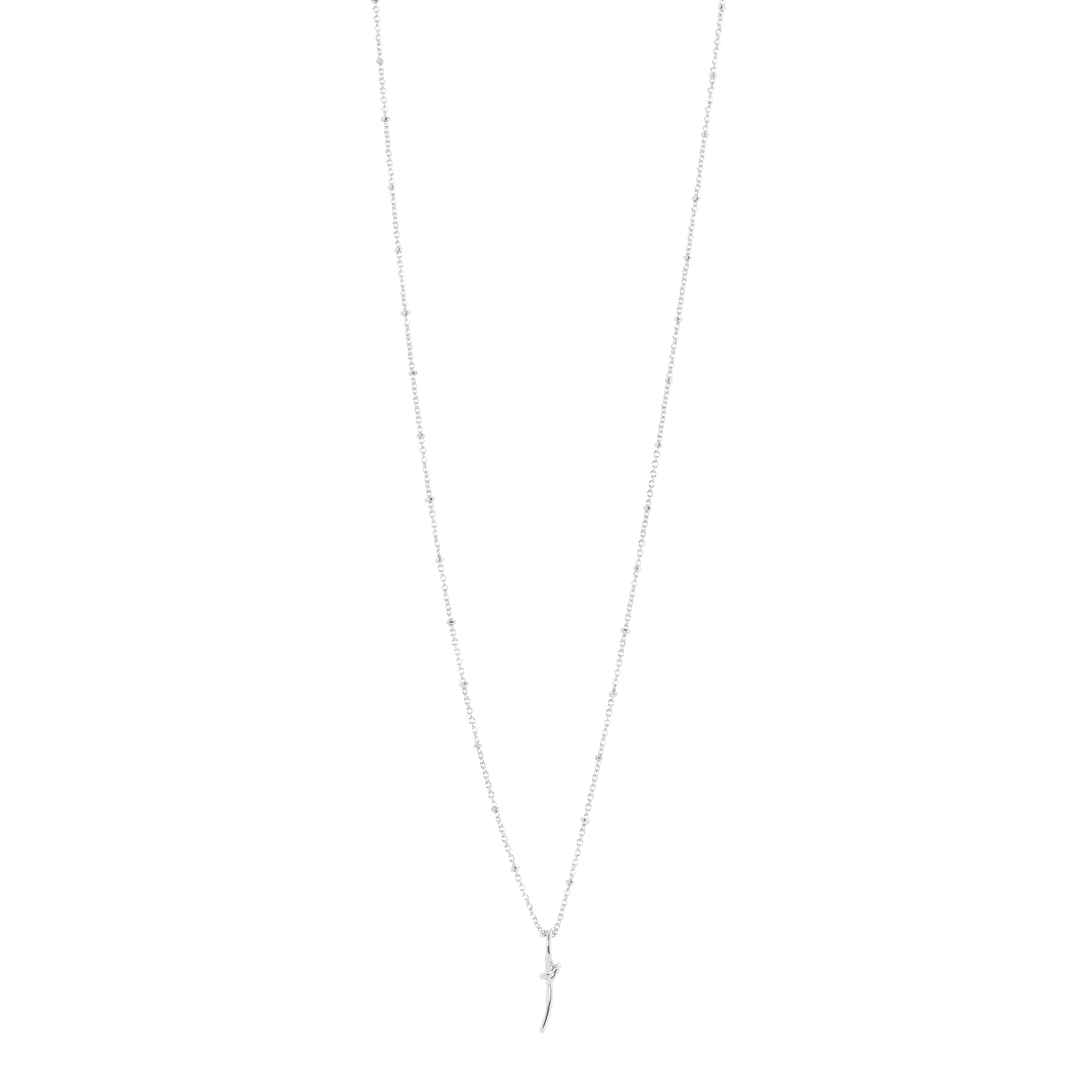Collana lunga nodo pendente Bond - Argento - Sodini Bijoux
