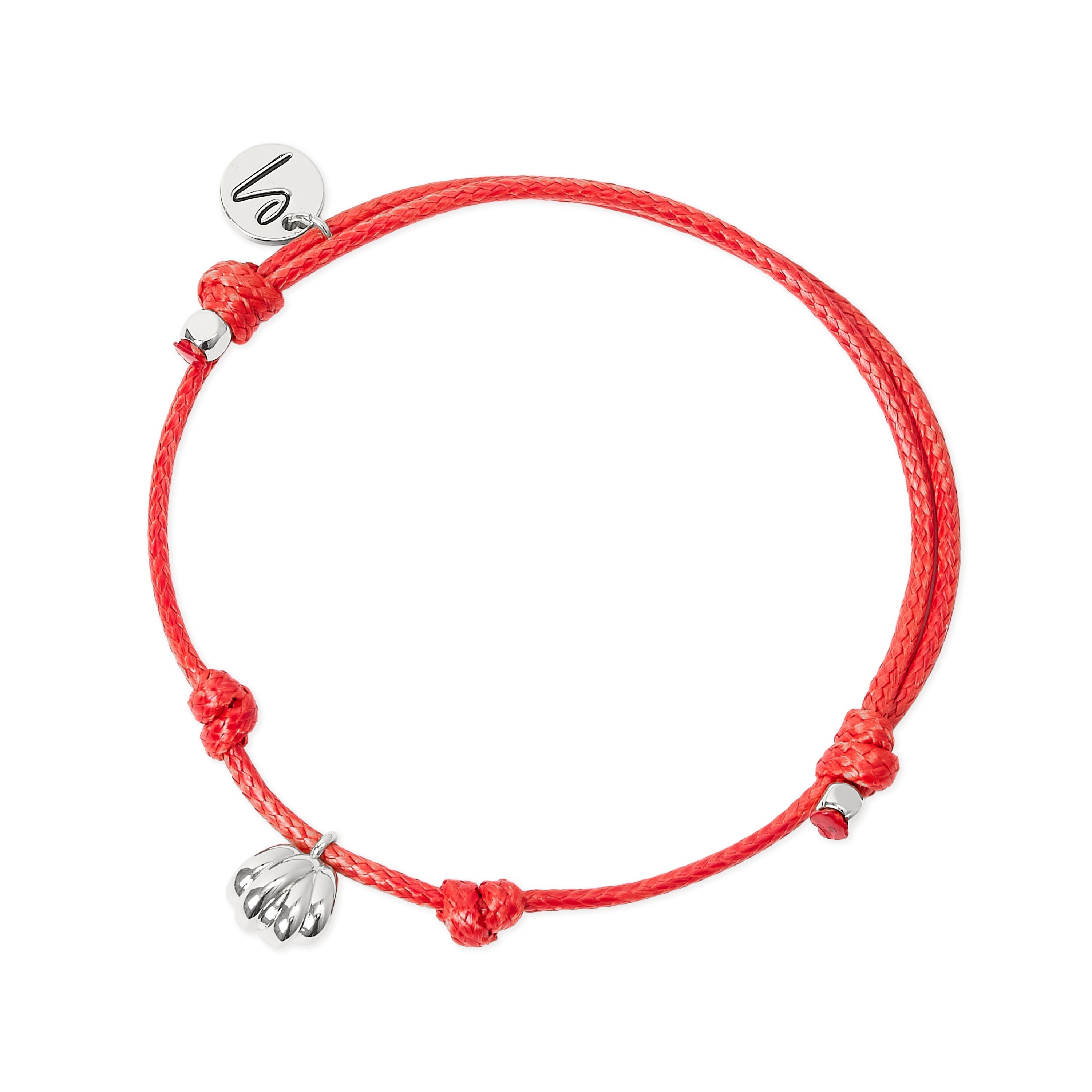 Bracciale cordino nodo Bond - Rosso - Sodini Bijoux