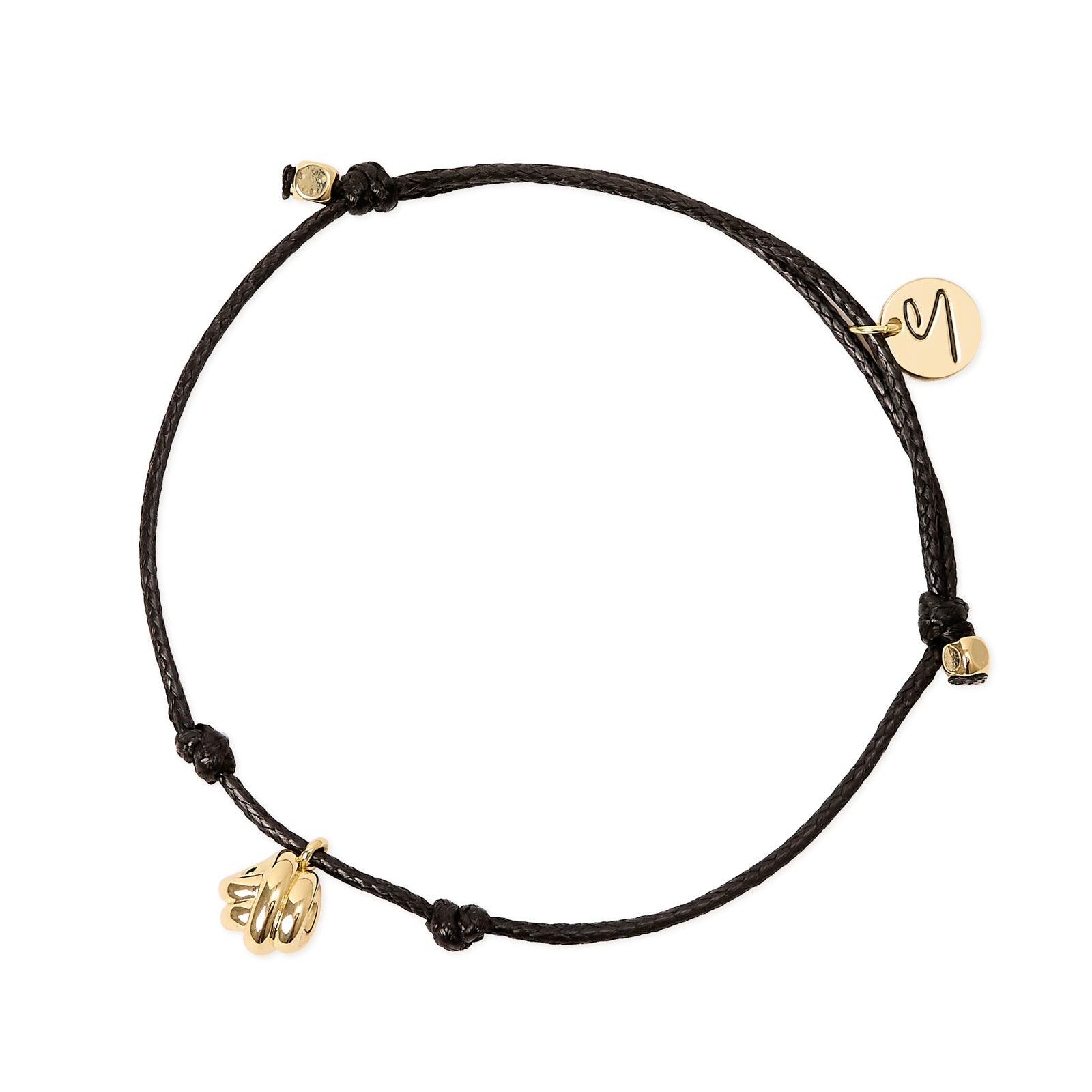 Bracciale cordino nodo Bond - Nero - Sodini Bijoux