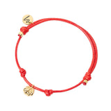 Bracciale cordino nodo Bond - Rosso - Sodini Bijoux