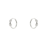 Orecchini cerchietto infinito Bond - Argento - Sodini Bijoux