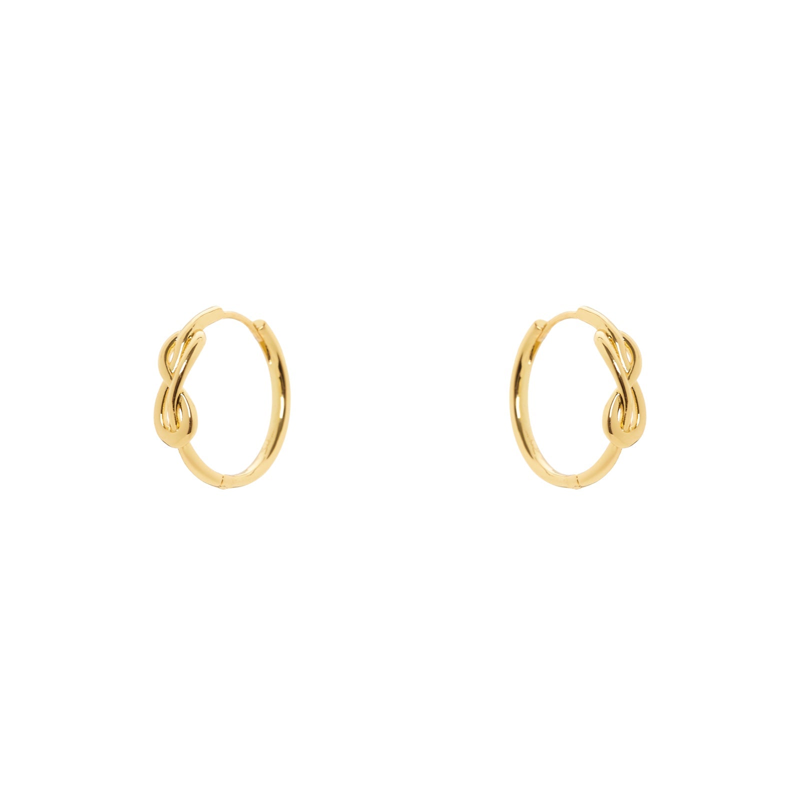 Orecchini cerchietto infinito Bond - Oro - Sodini Bijoux
