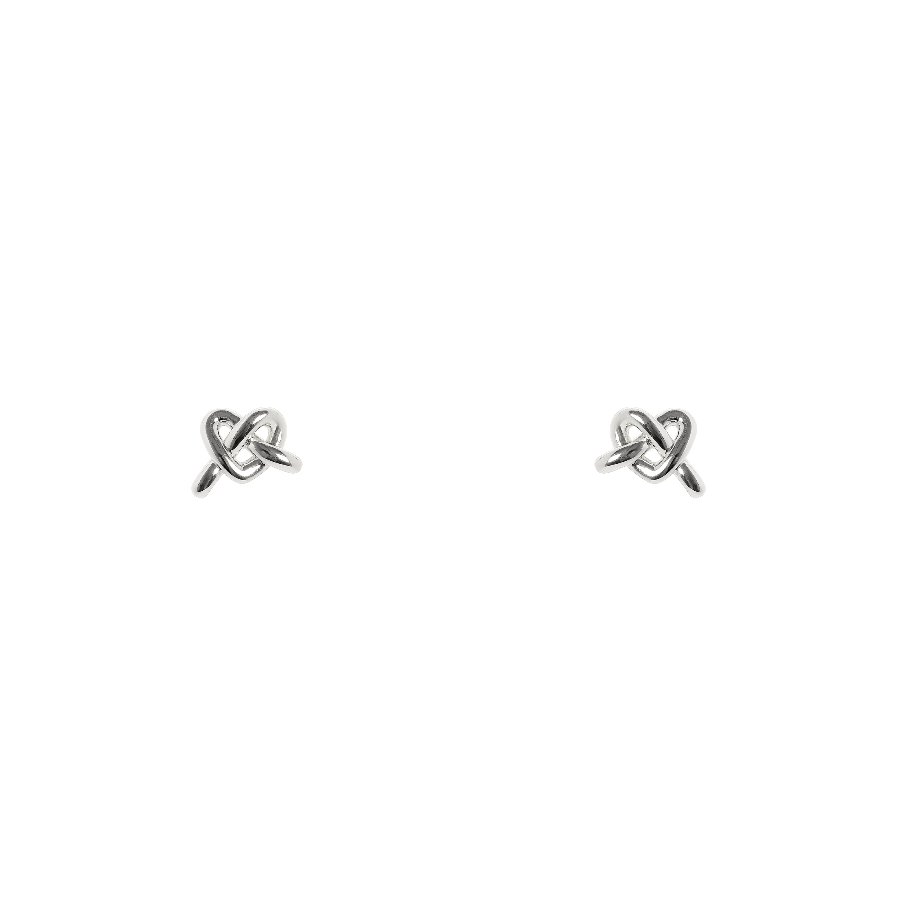 Piccoli orecchini cuore Bond - Argento - Sodini Bijoux