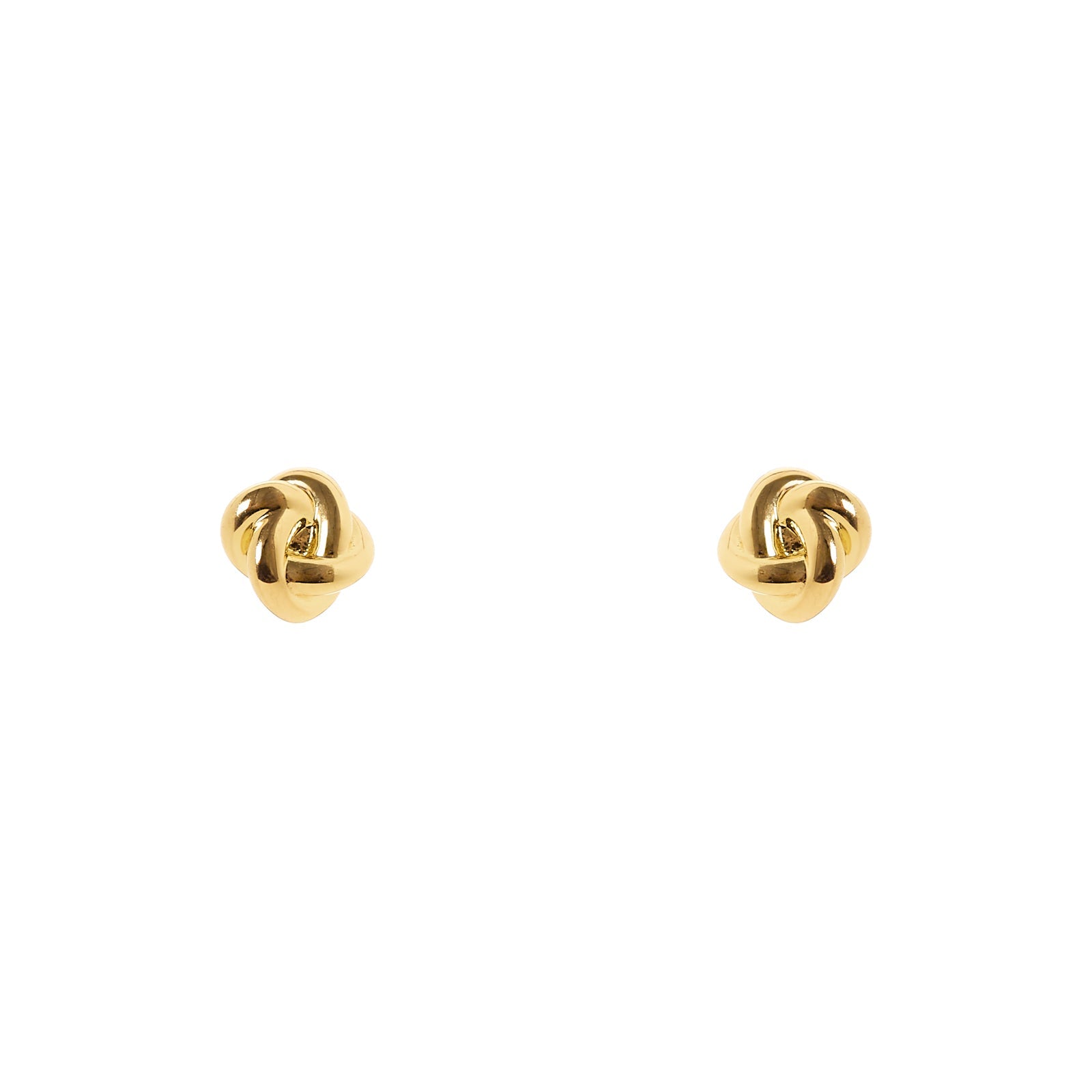 Mini orecchini nodo geometrico Bond - Oro - Sodini Bijoux