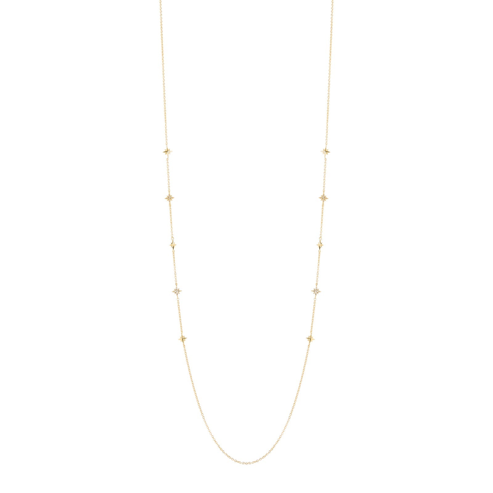 Collana lunga con stelline Starlet - Oro - Sodini Bijoux