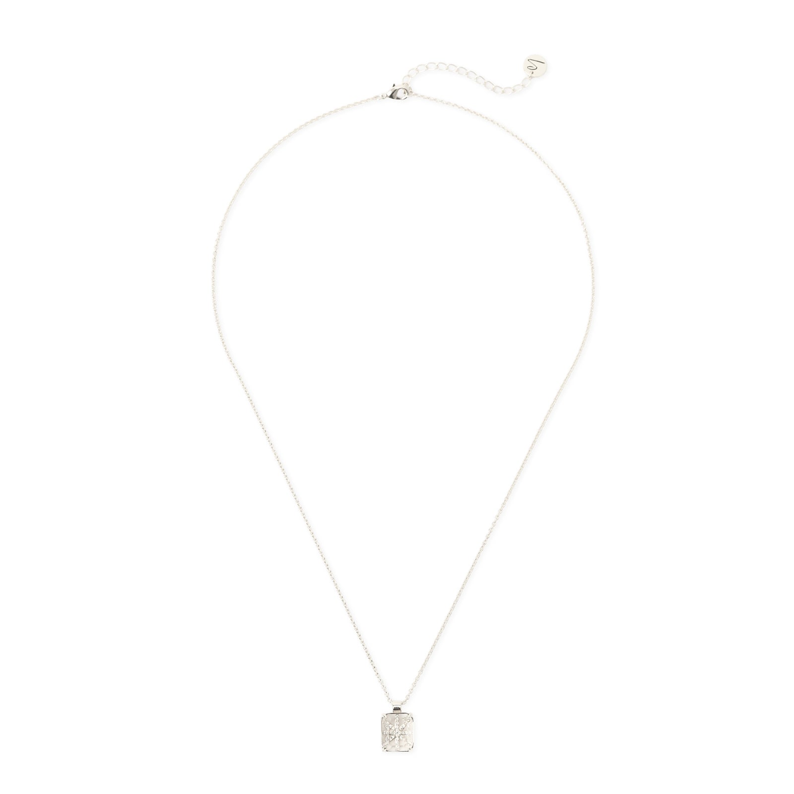 Collana con pendente in stone glass Starlet - Argento - Sodini Bijoux
