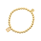 Bracciale elastico con pendente in stone glass Starlet - Oro - Sodini Bijoux