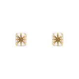 Orecchini con stone glass e stella pavé Starlet - Oro - Sodini Bijoux