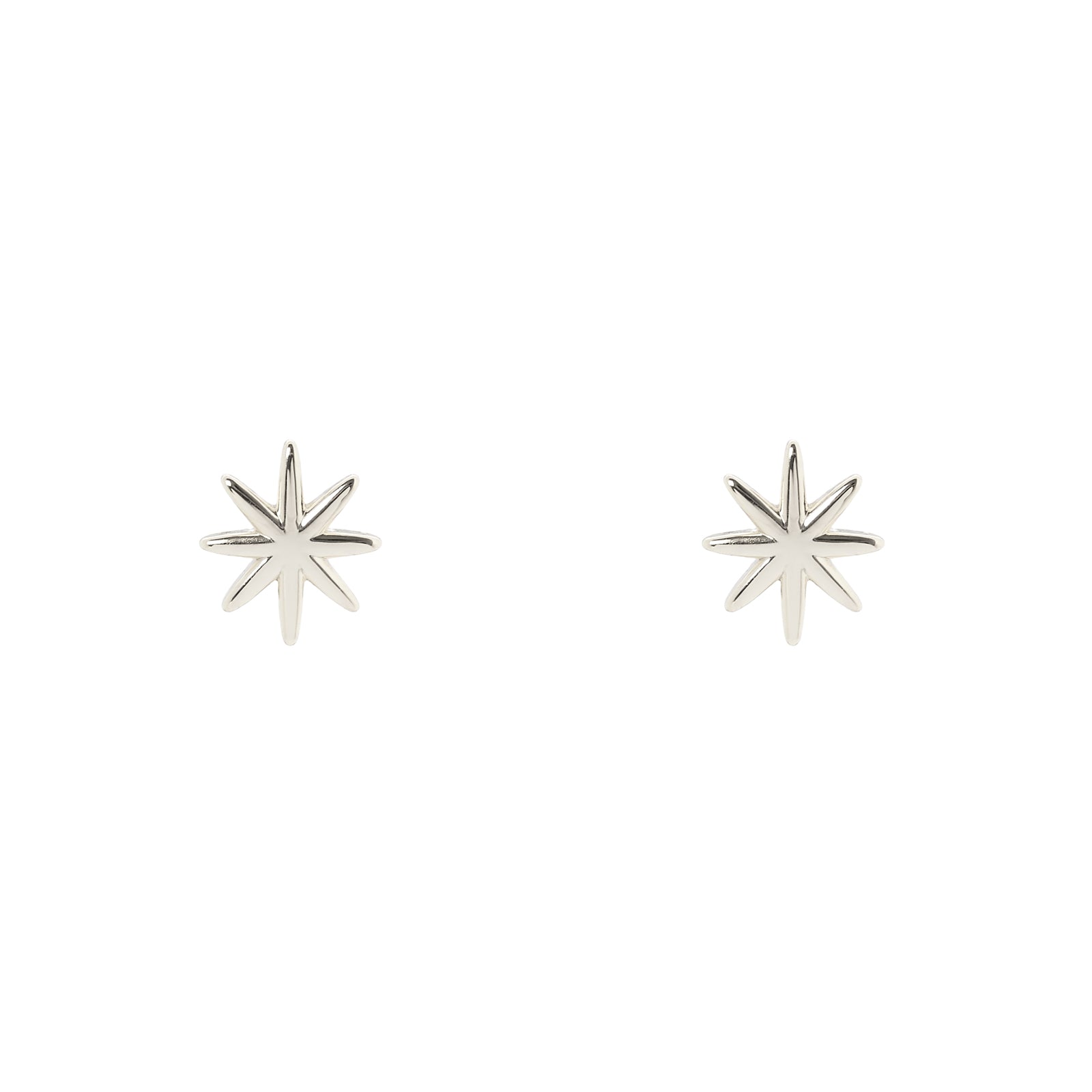Orecchini a lobo con stella Starlet - Argento - Sodini Bijoux
