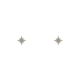 Orecchini con piccola stella in pavé di zirconi Starlet - Argento - Sodini Bijoux