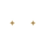Orecchini con piccola stella in pavé di zirconi Starlet - Oro - Sodini Bijoux