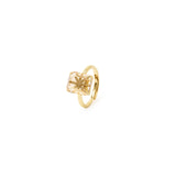 Anello con stone glass e stella pavé Starlet - Oro - Sodini Bijoux