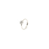 Anello con stella in pavé di zirconi Starlet - Argento - Sodini Bijoux