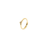 Anello con piccola stella in pavé di zirconi Starlet - Oro - Sodini Bijoux