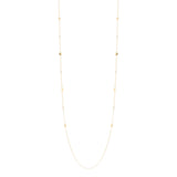 Collana lunga fiorellini e cristalli Juliet - Oro - Sodini Bijoux