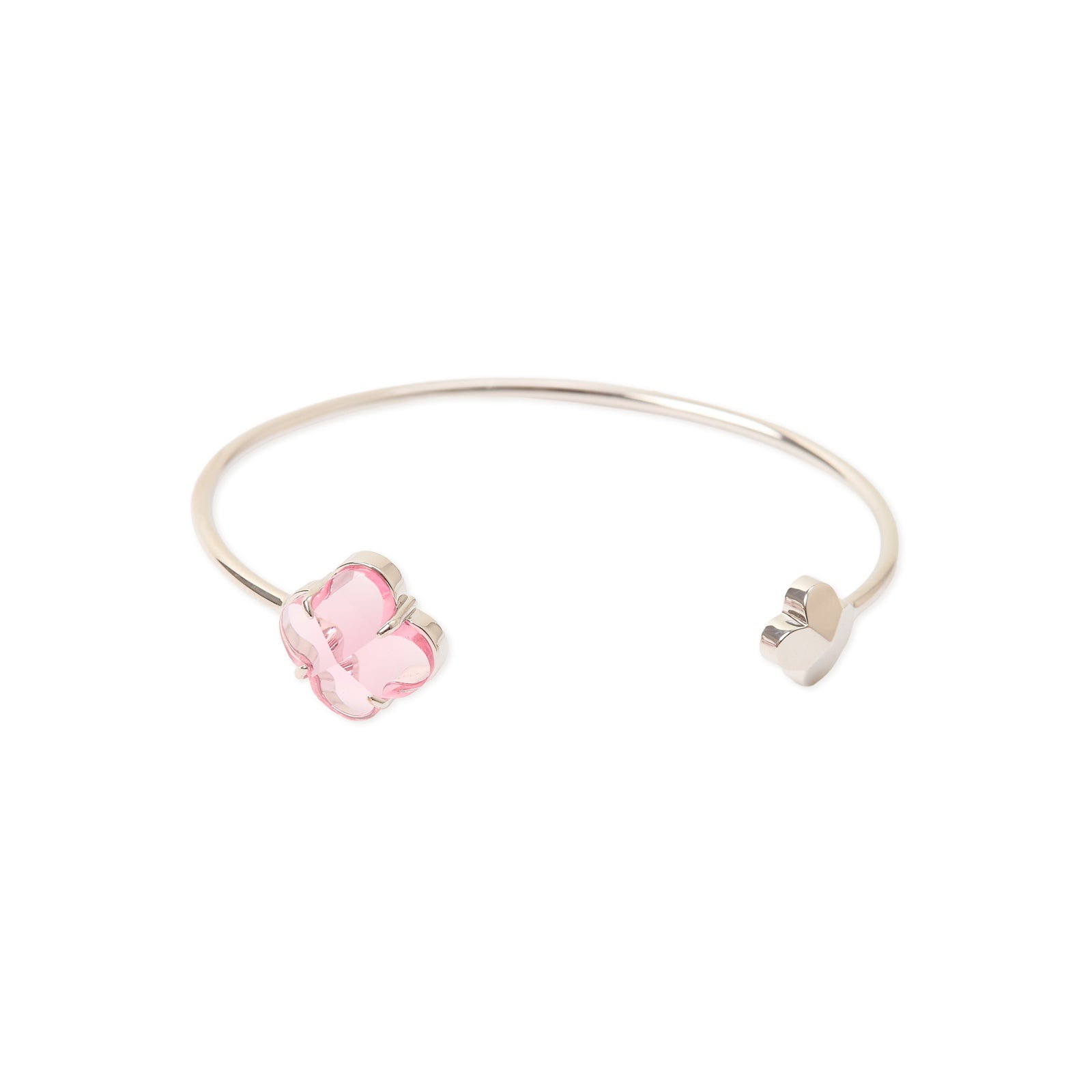 Bracciale bangle due fiori Juliet - Argento - Sodini Bijoux