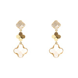 Orecchini tre fiori Juliet - Oro - Sodini Bijoux
