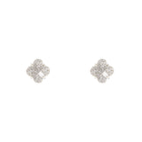 Orecchini fiore pavè Juliet - Argento - Sodini Bijoux