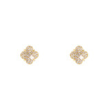 Orecchini fiore pavè Juliet - Oro - Sodini Bijoux